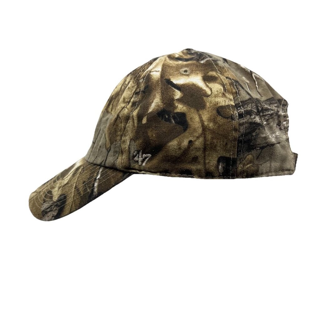 Pittsburgh Pirates Realtree Camo Strapback Baseball Hat Cap 47 Brand Hunting Dad - Picture 3 of 10